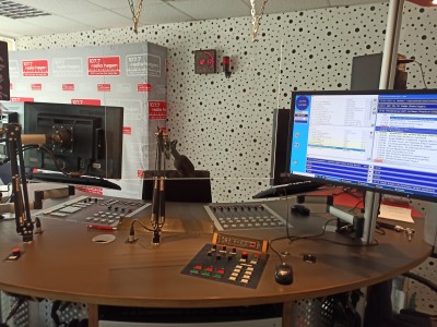Im Rahmen des Urlaubskorbs können Interessierte das Studio von Radio Hagen besichtigen. (Foto: Ina Wortmann/Stadt Hagen)